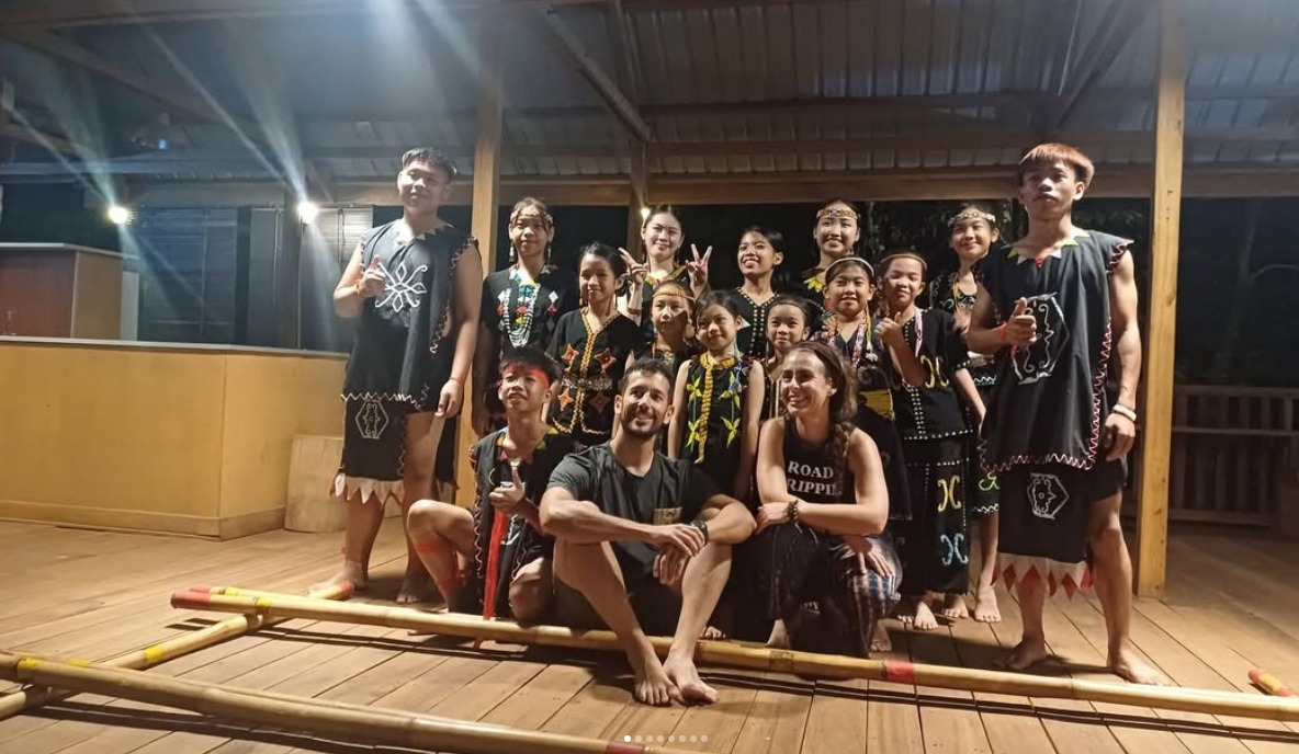 Murut people of Sabah in traditional dress